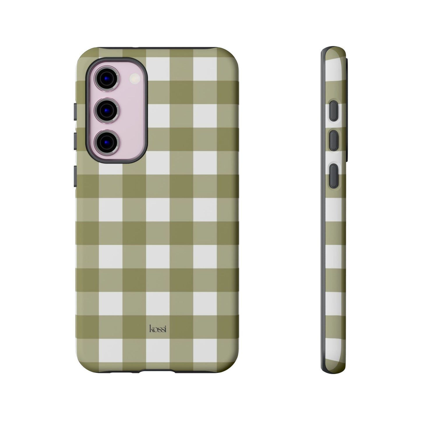 SWEET GINGHAM - Pressed Olive