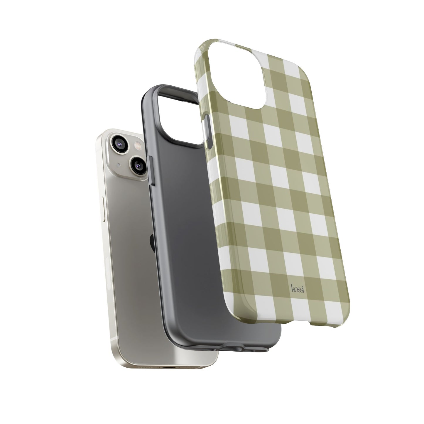 SWEET GINGHAM - Pressed Olive