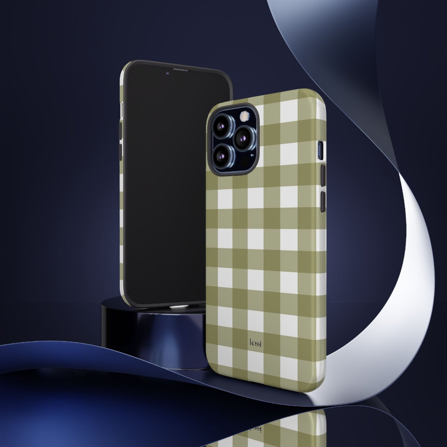SWEET GINGHAM - Pressed Olive