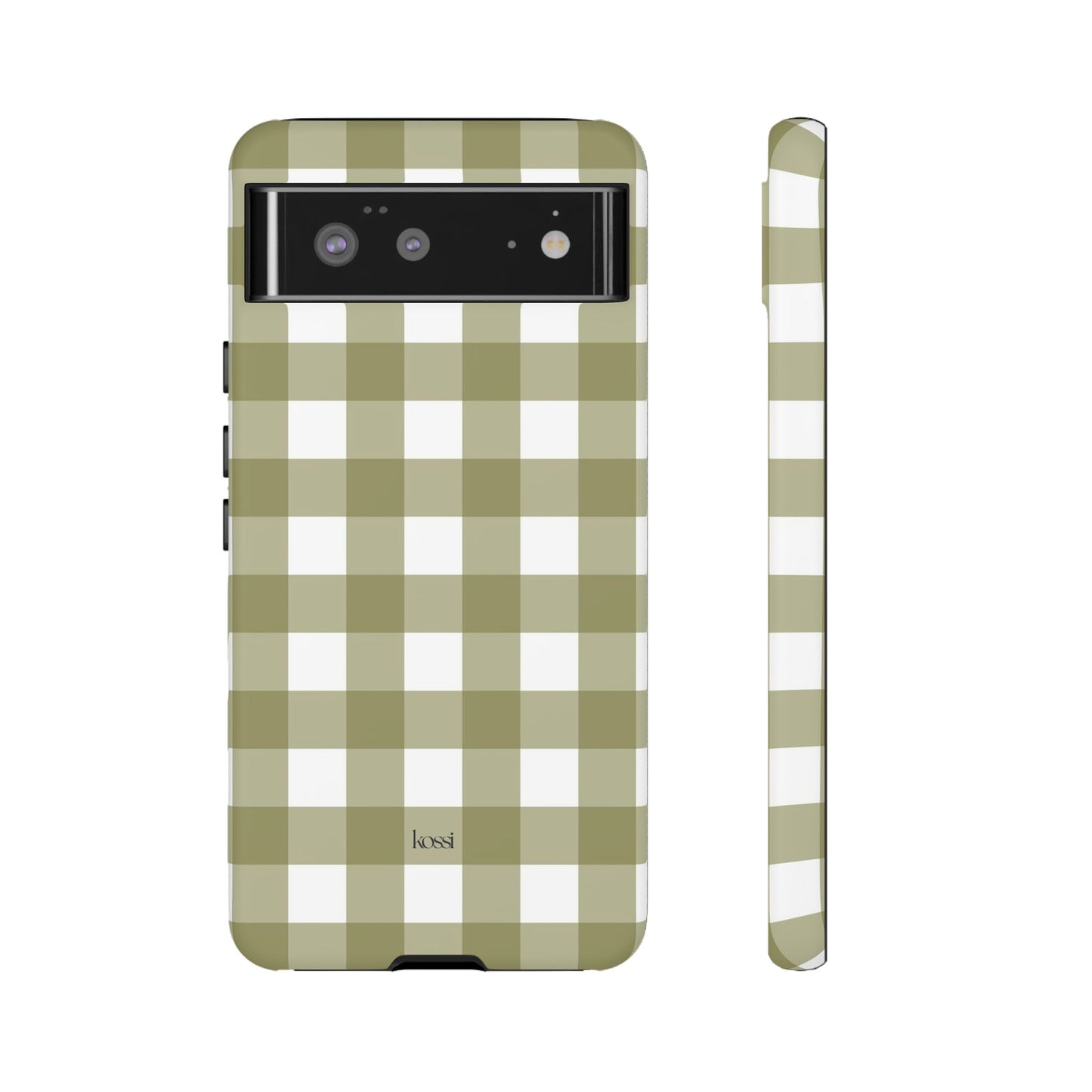 SWEET GINGHAM - Pressed Olive