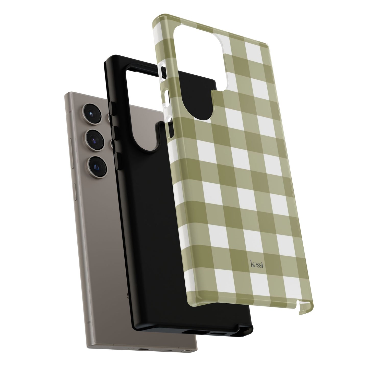 SWEET GINGHAM - Pressed Olive