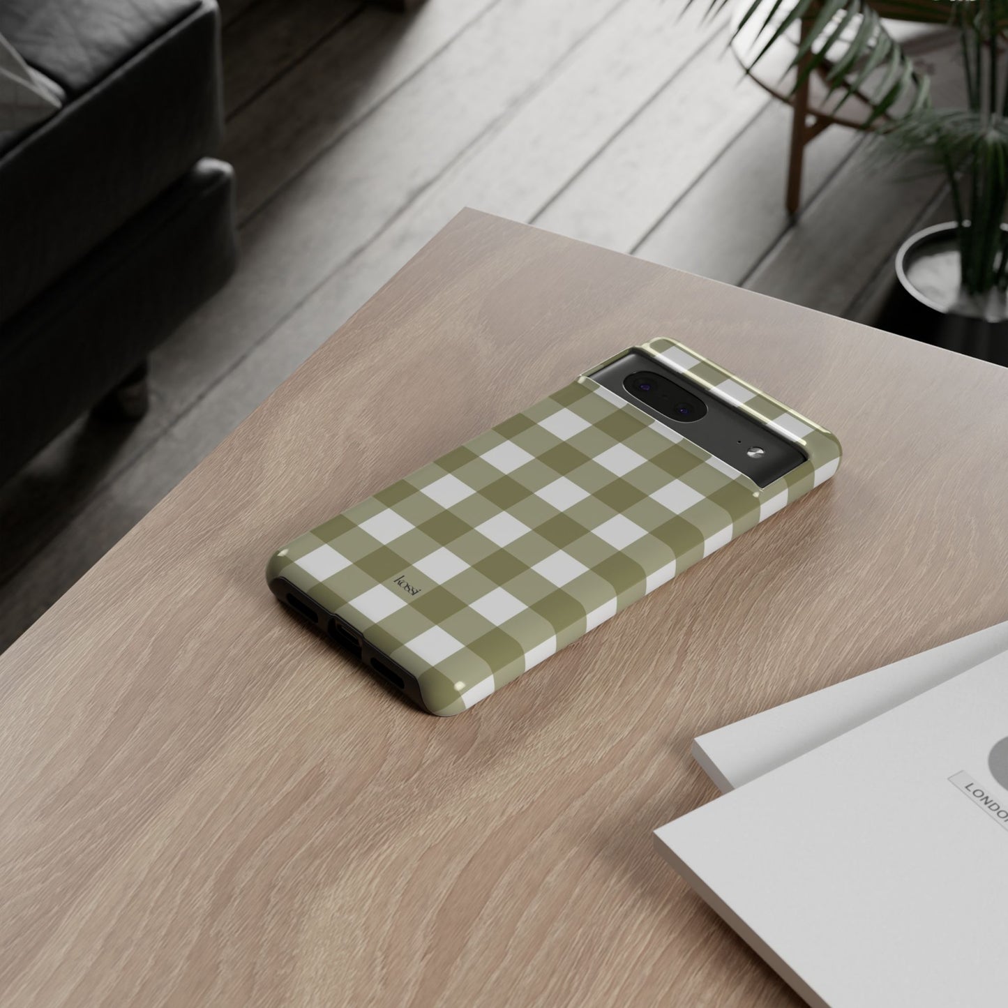 SWEET GINGHAM - Pressed Olive