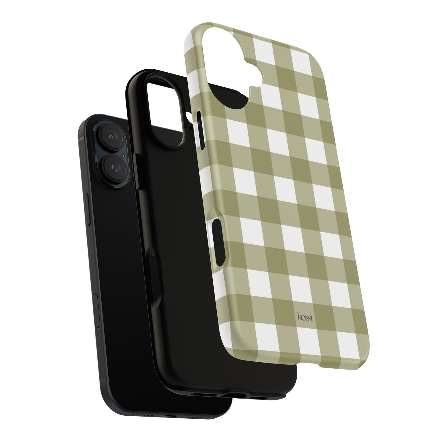 SWEET GINGHAM - Pressed Olive
