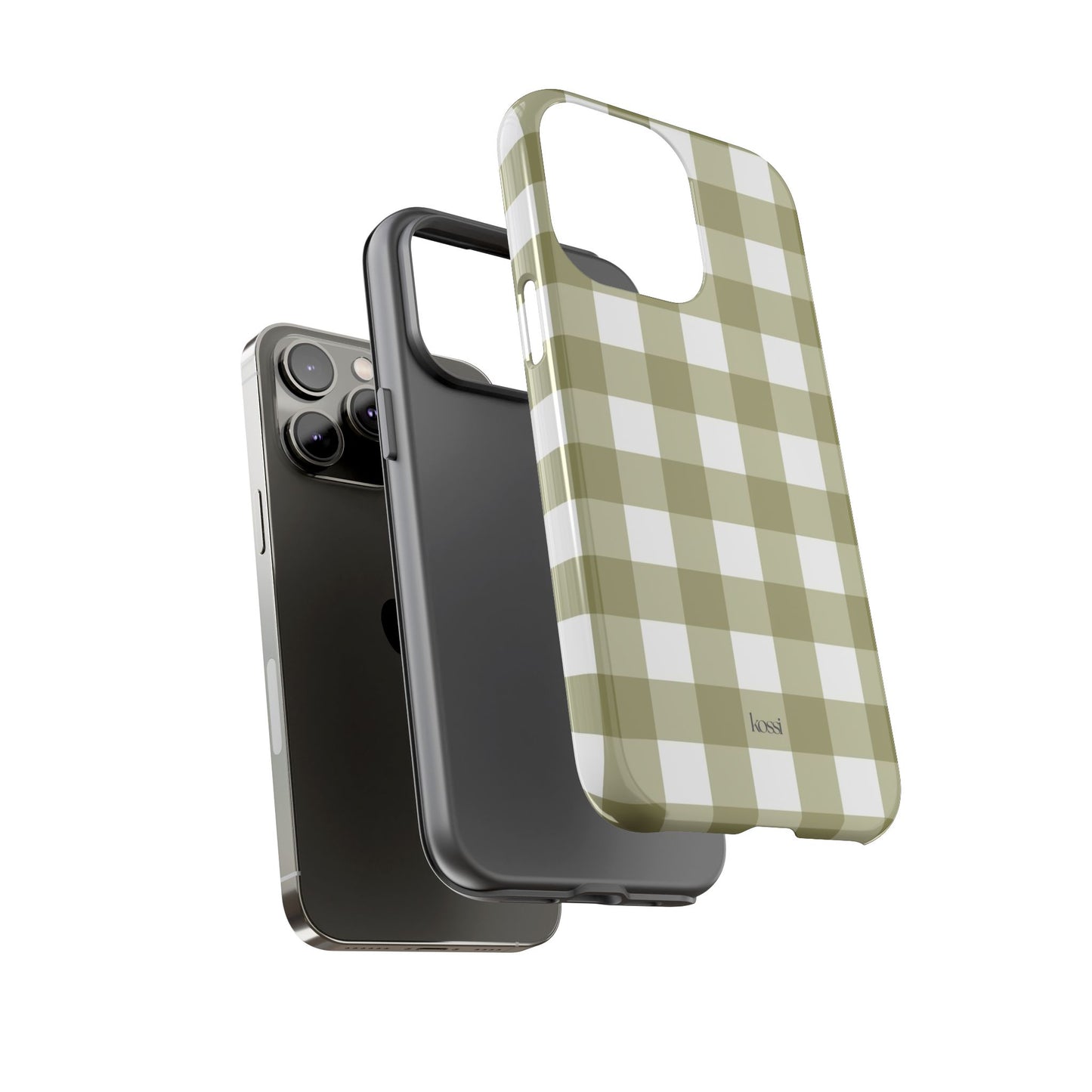 SWEET GINGHAM - Pressed Olive