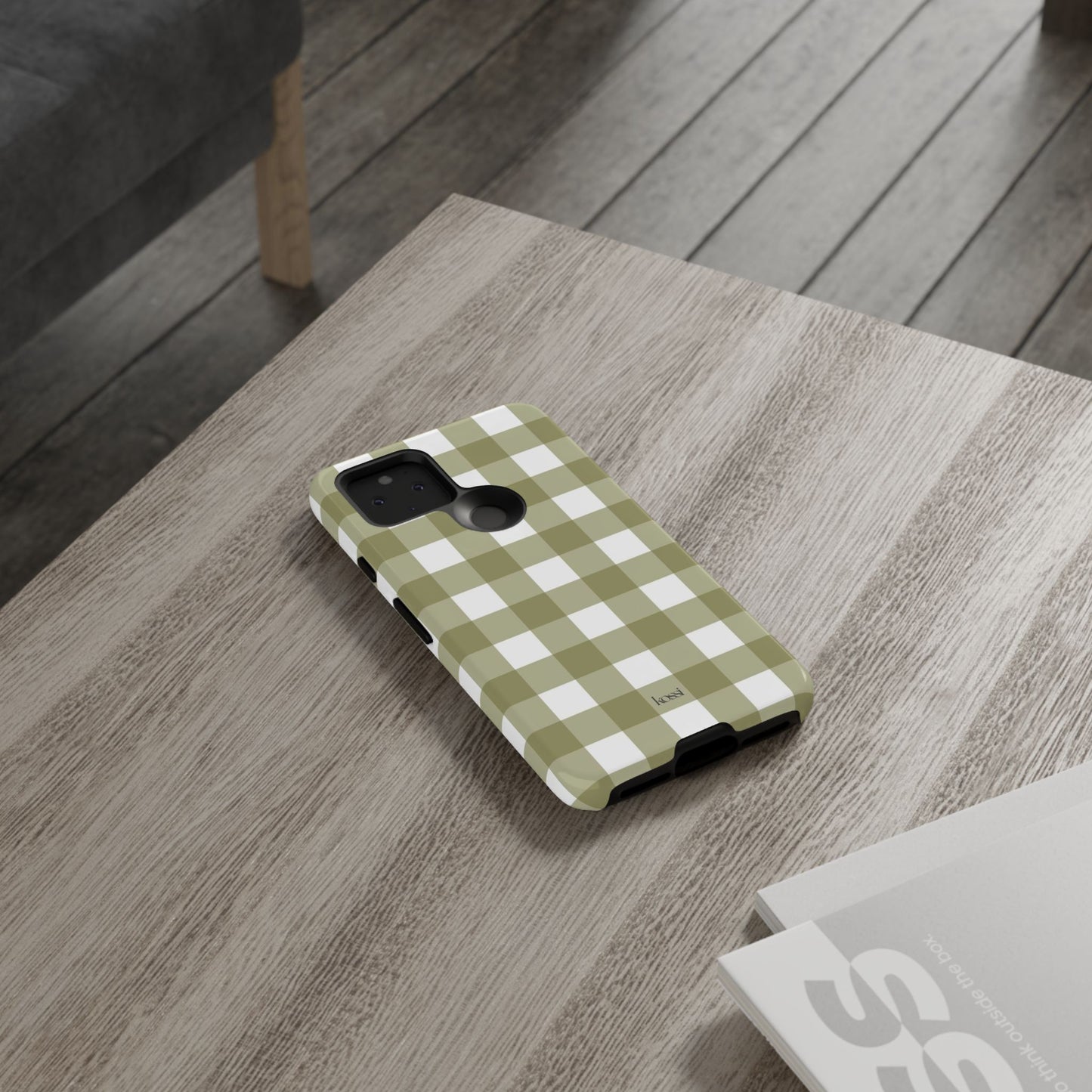 SWEET GINGHAM - Pressed Olive