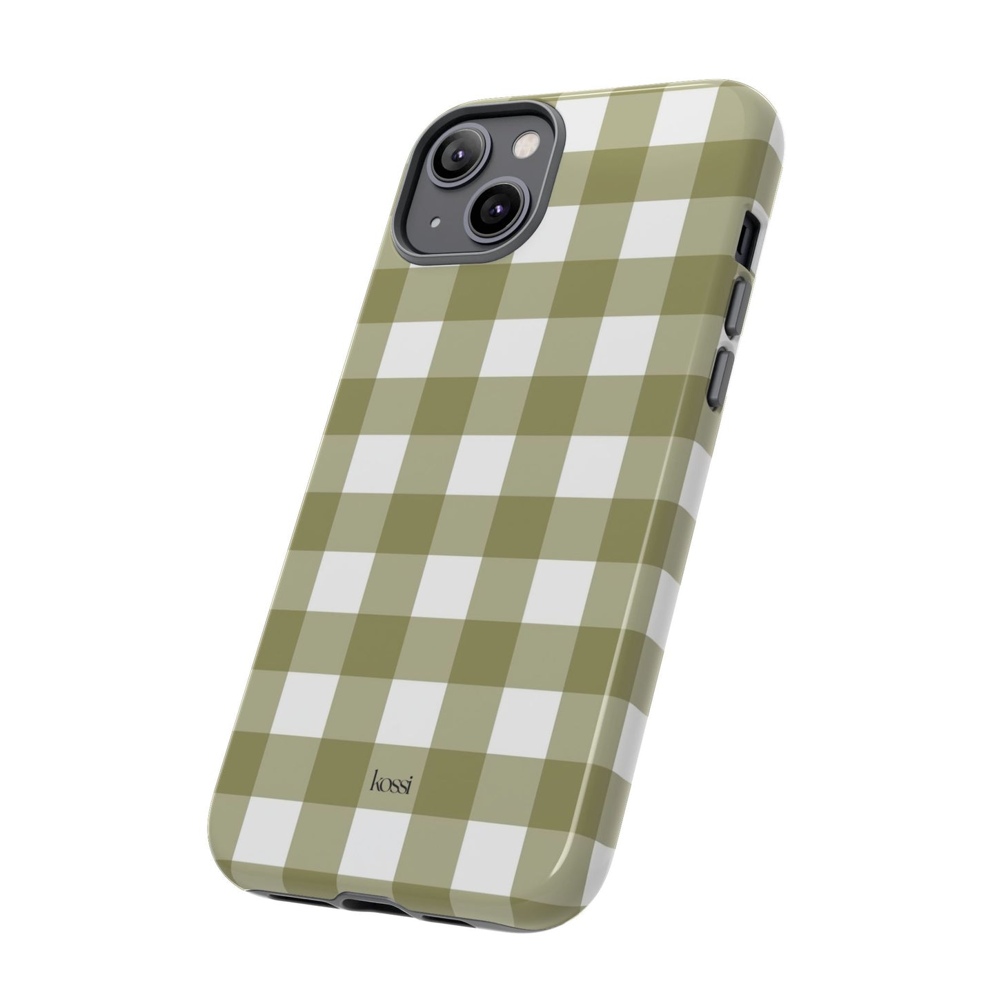 SWEET GINGHAM - Pressed Olive
