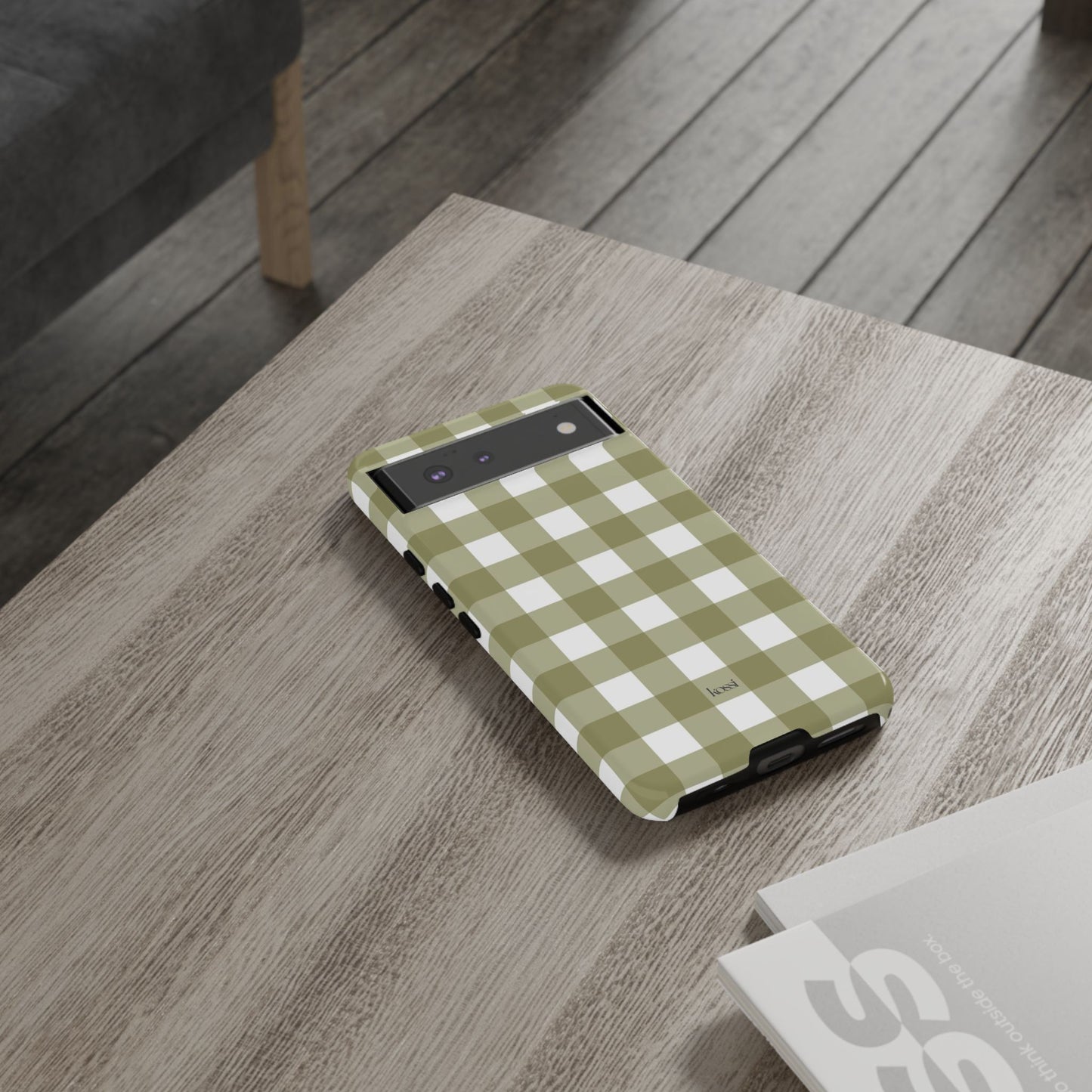 SWEET GINGHAM - Pressed Olive