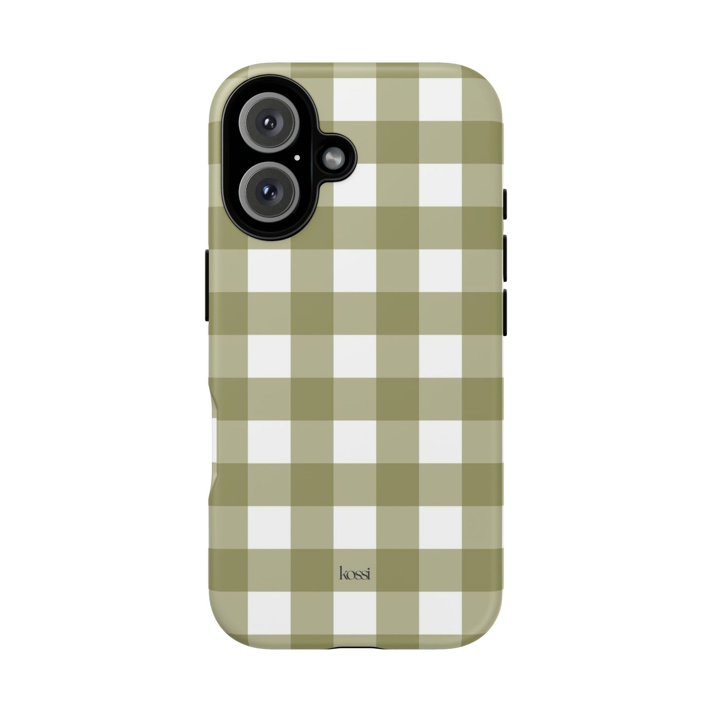 SWEET GINGHAM - Pressed Olive