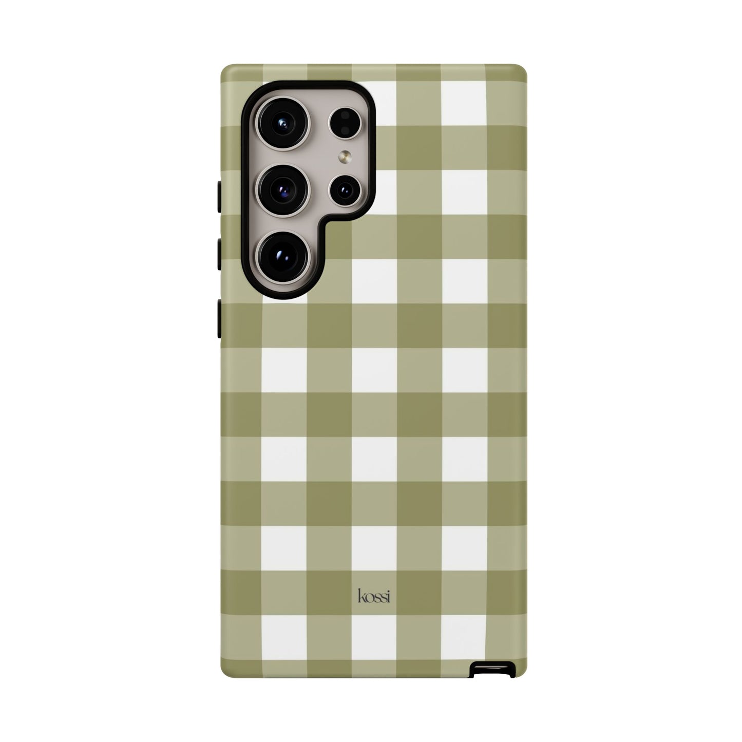 SWEET GINGHAM - Pressed Olive