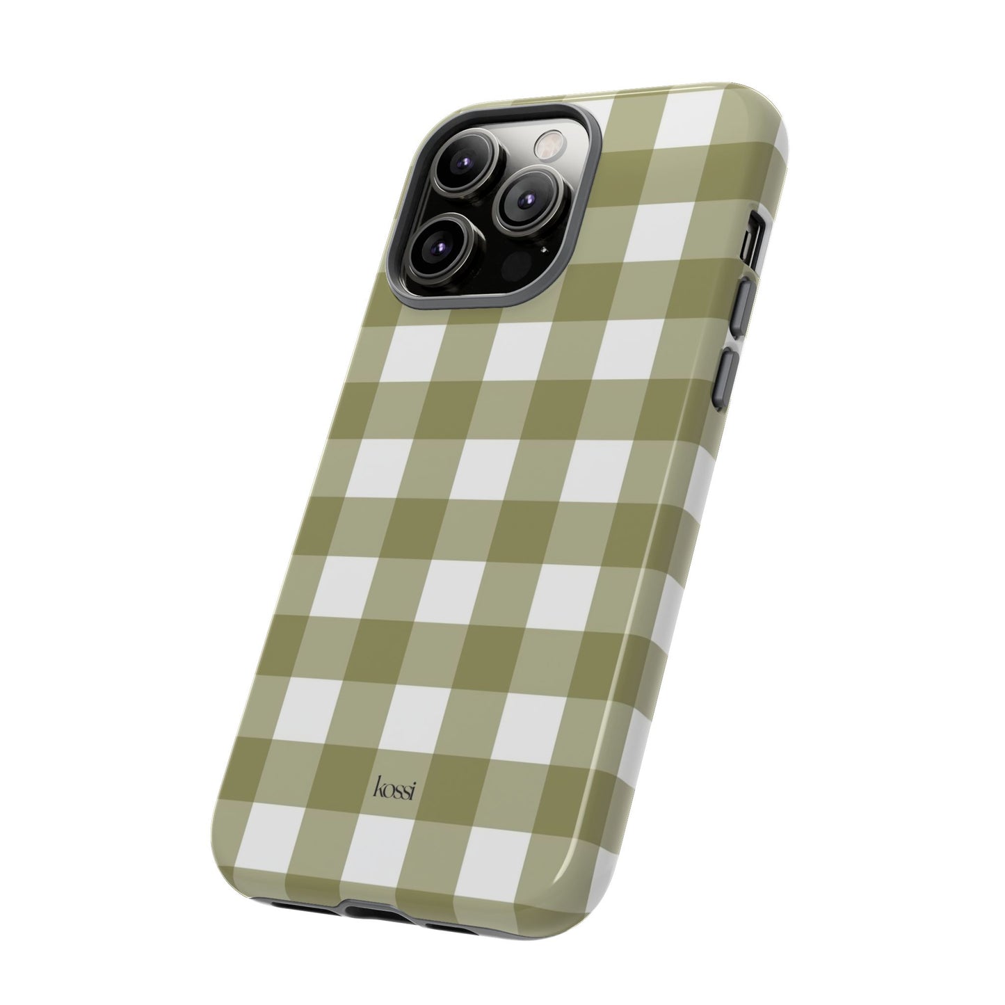 SWEET GINGHAM - Pressed Olive