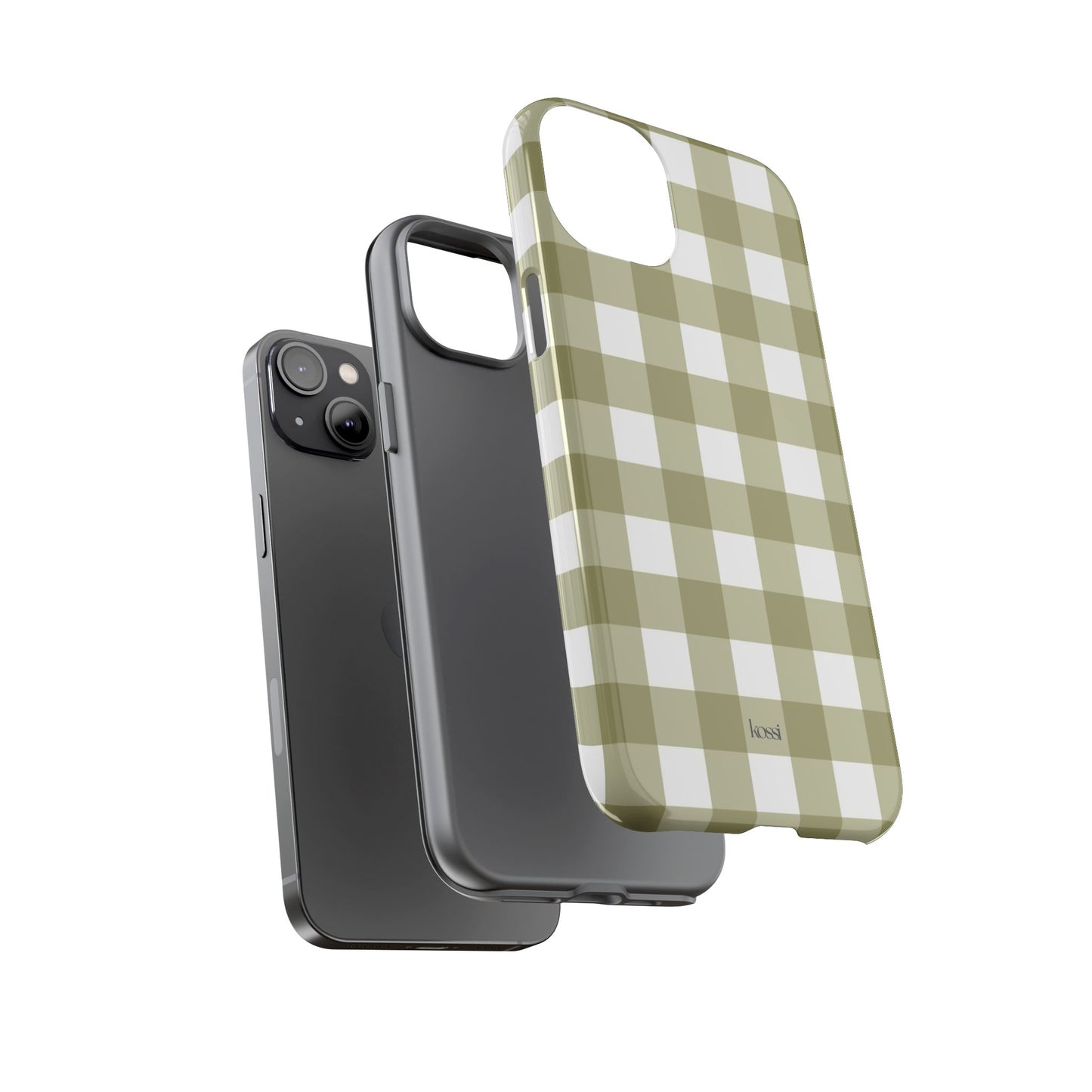 SWEET GINGHAM - Pressed Olive