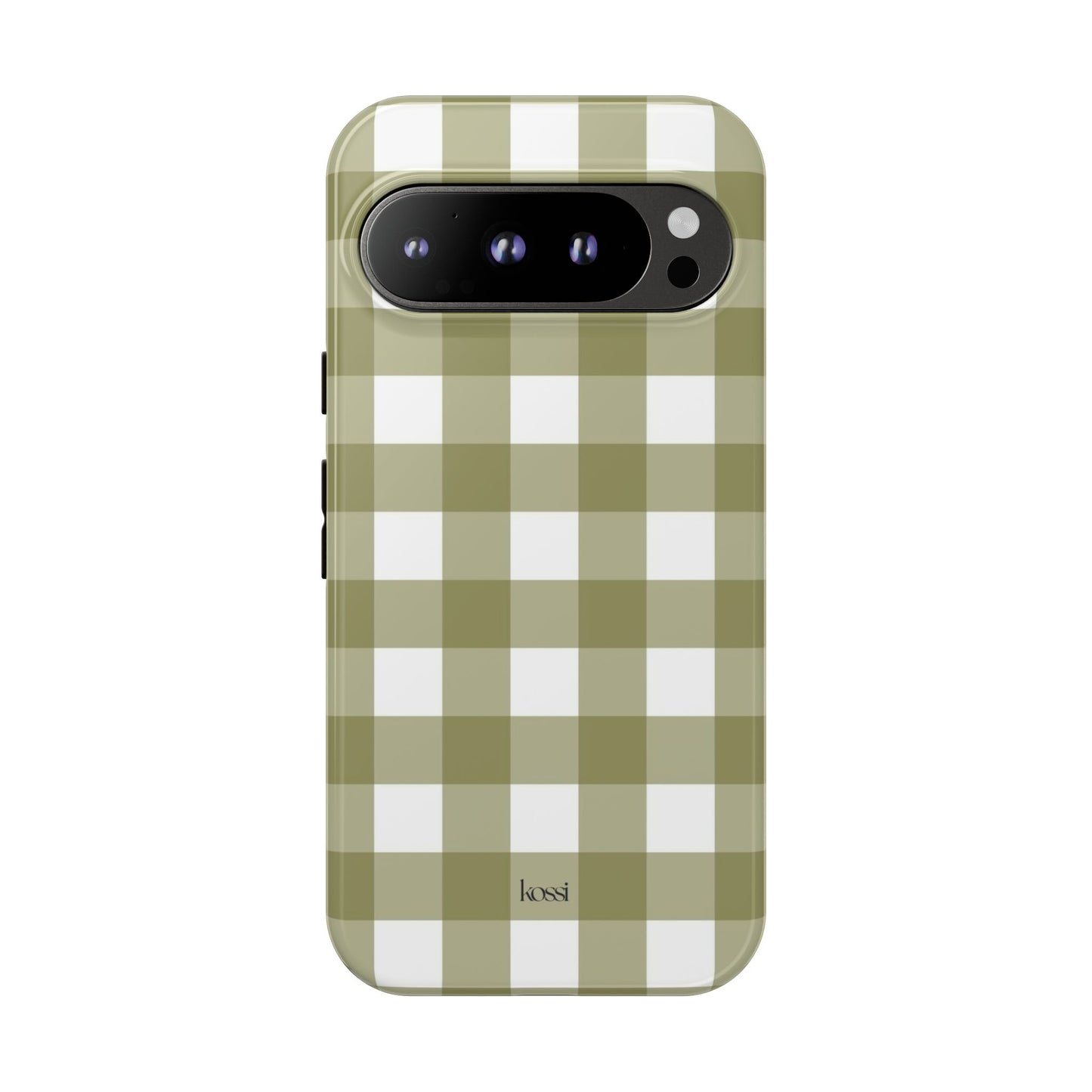 SWEET GINGHAM - Pressed Olive