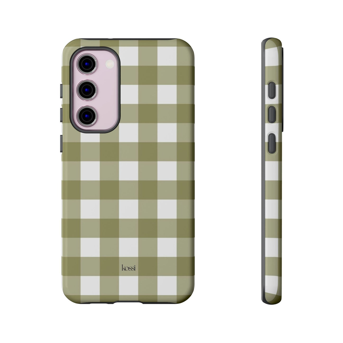 SWEET GINGHAM - Pressed Olive