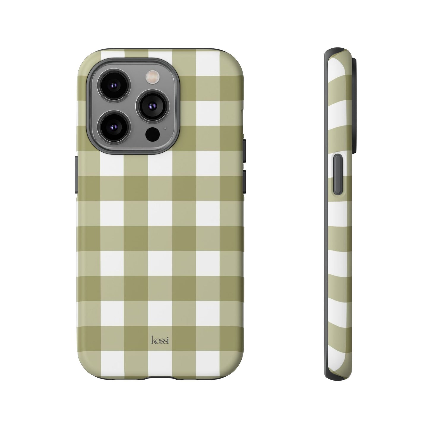 SWEET GINGHAM - Pressed Olive