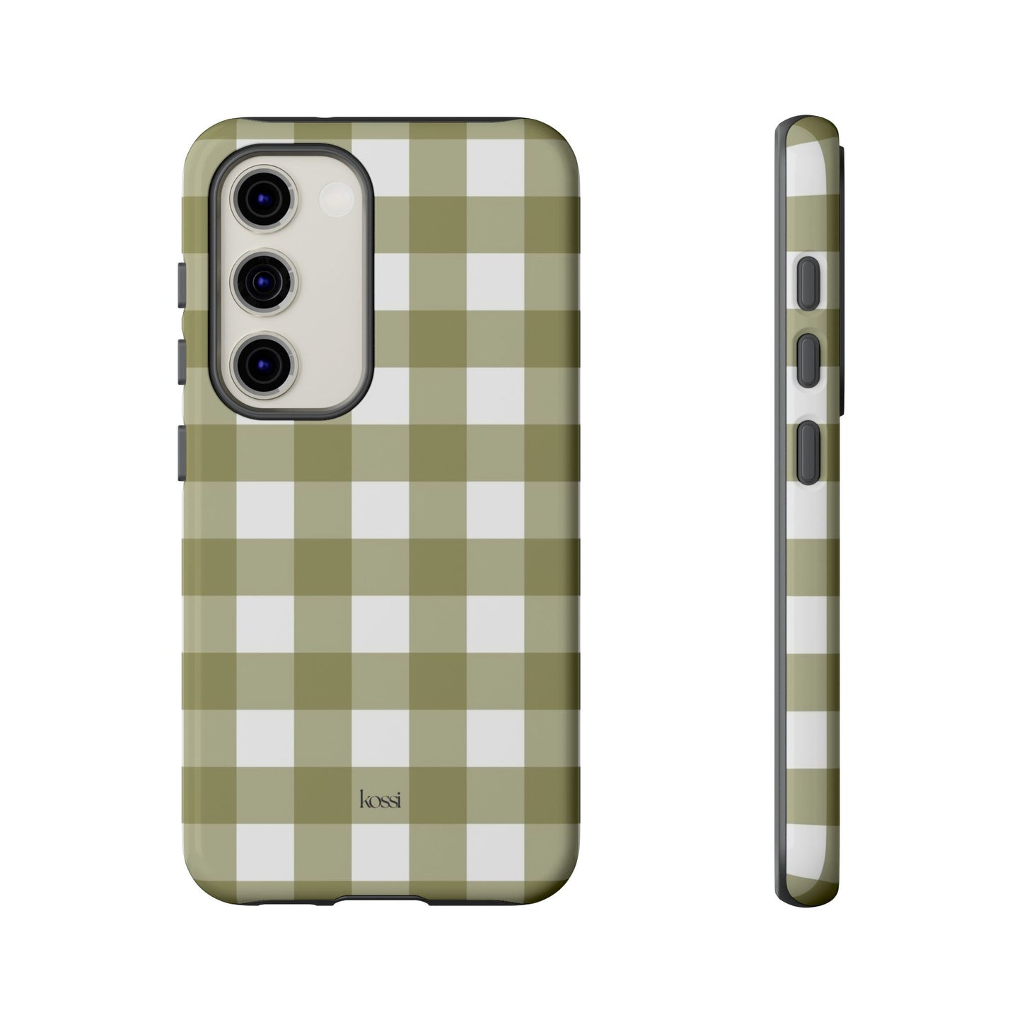 SWEET GINGHAM - Pressed Olive
