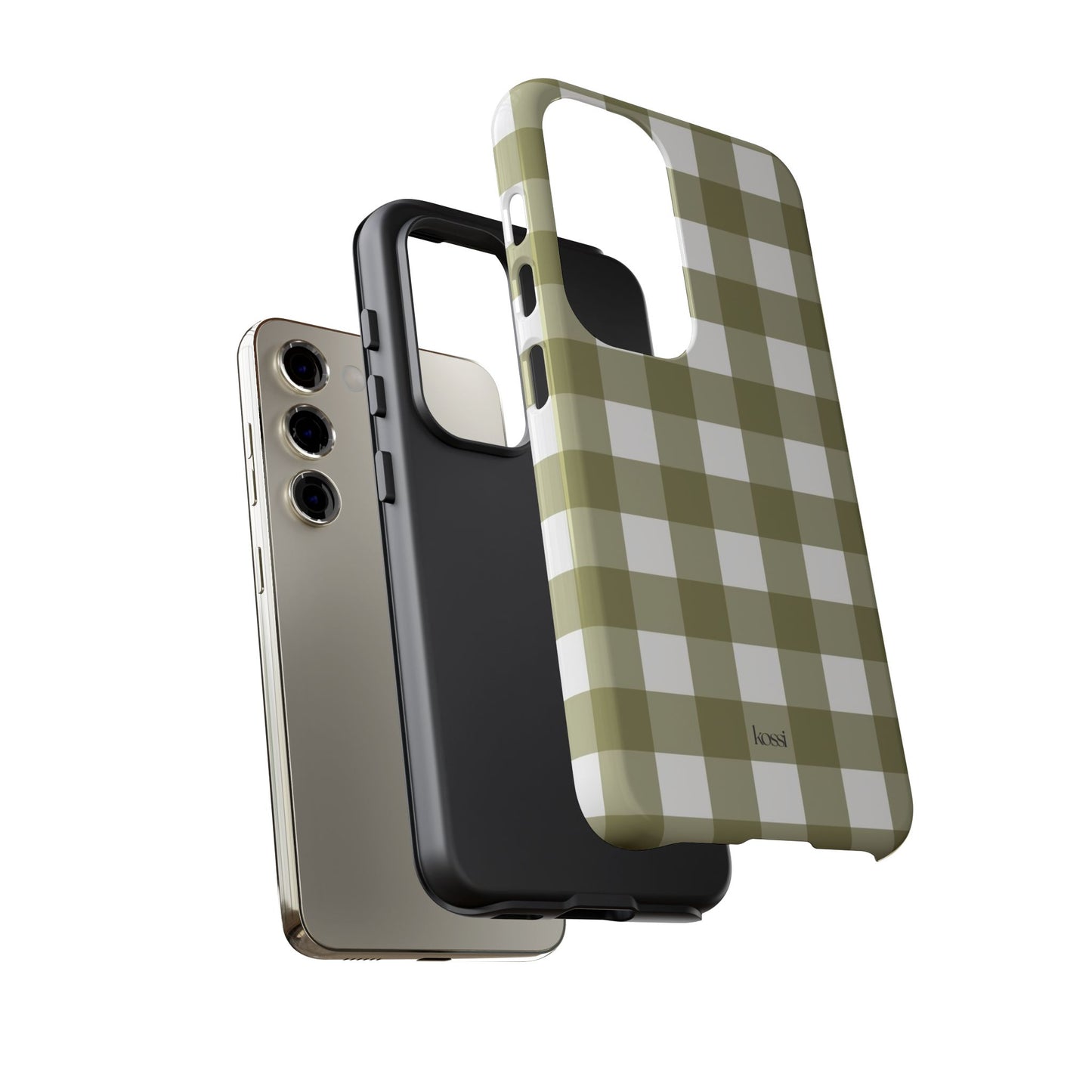 SWEET GINGHAM - Pressed Olive