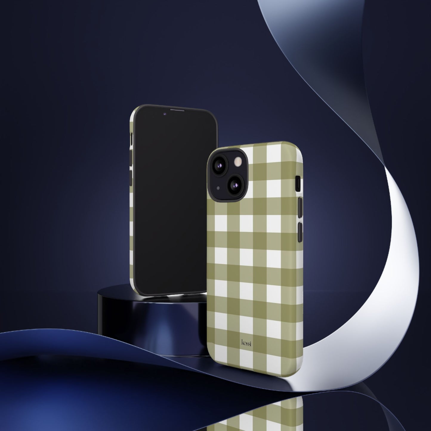 SWEET GINGHAM - Pressed Olive