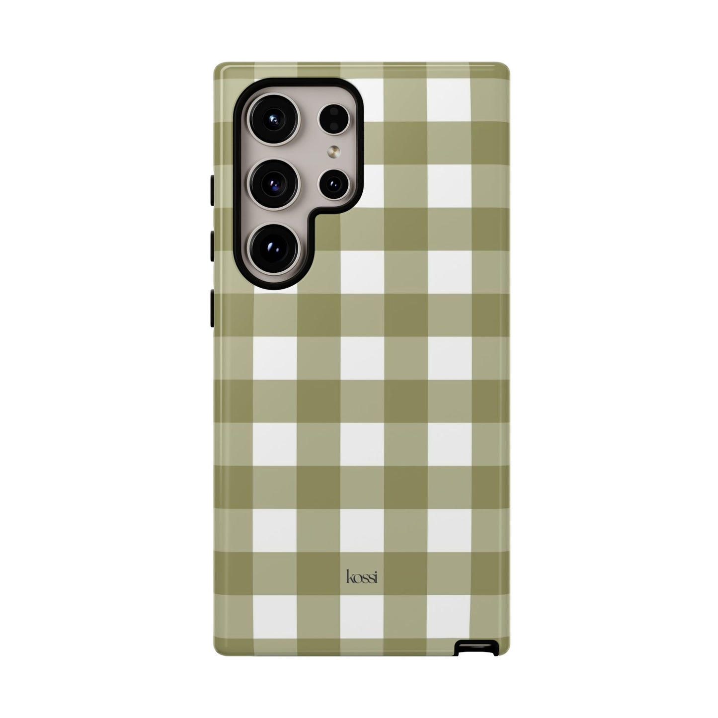 SWEET GINGHAM - Pressed Olive