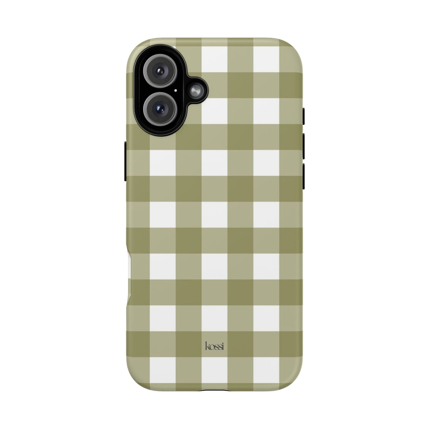 SWEET GINGHAM - Pressed Olive