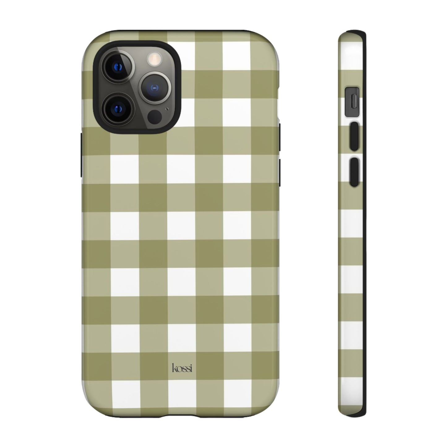 SWEET GINGHAM - Pressed Olive