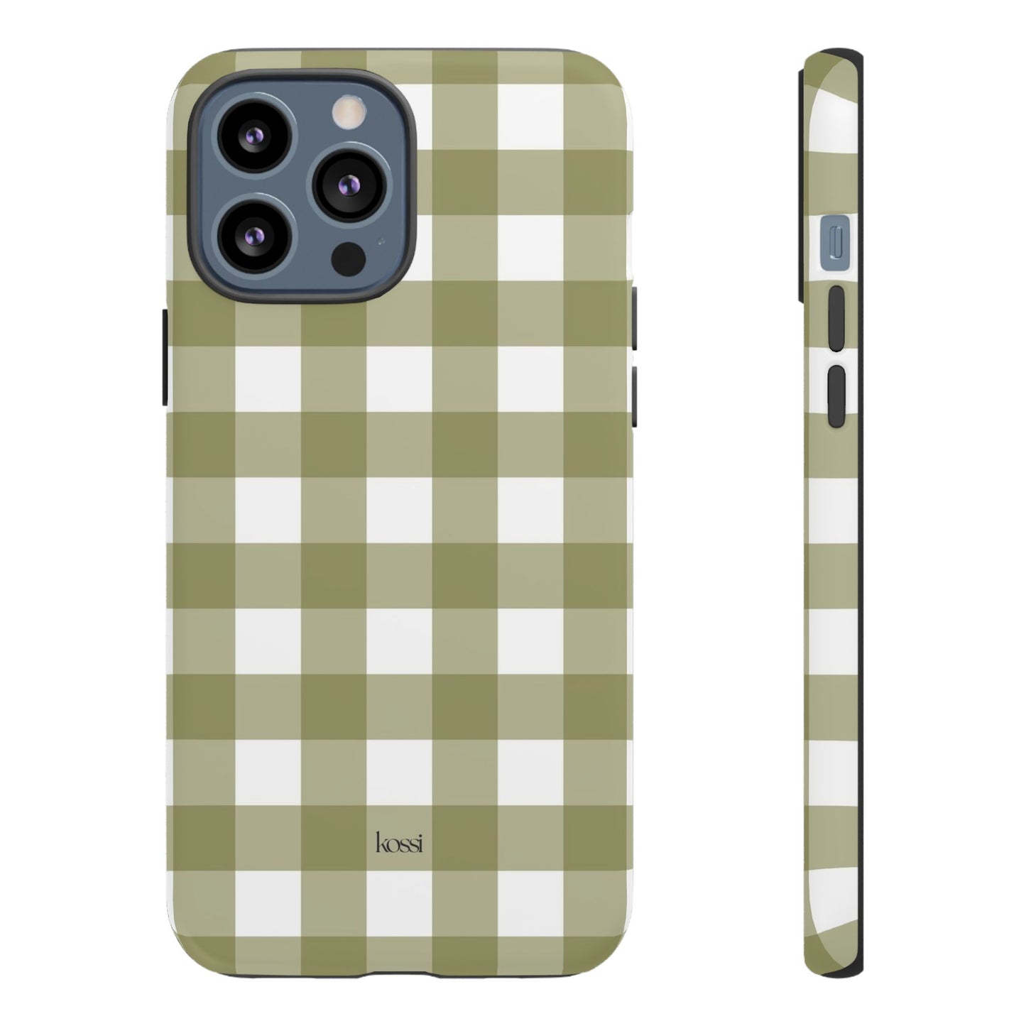 SWEET GINGHAM - Pressed Olive