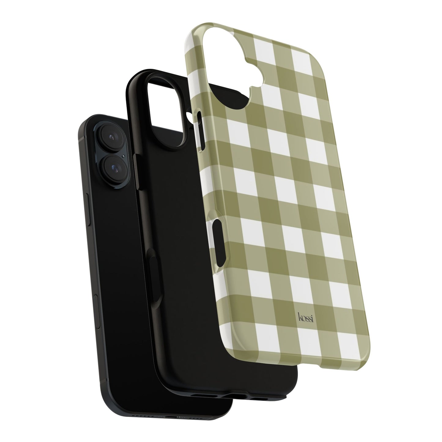 SWEET GINGHAM - Pressed Olive