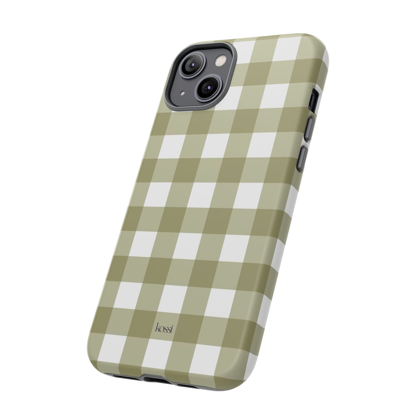 SWEET GINGHAM - Pressed Olive
