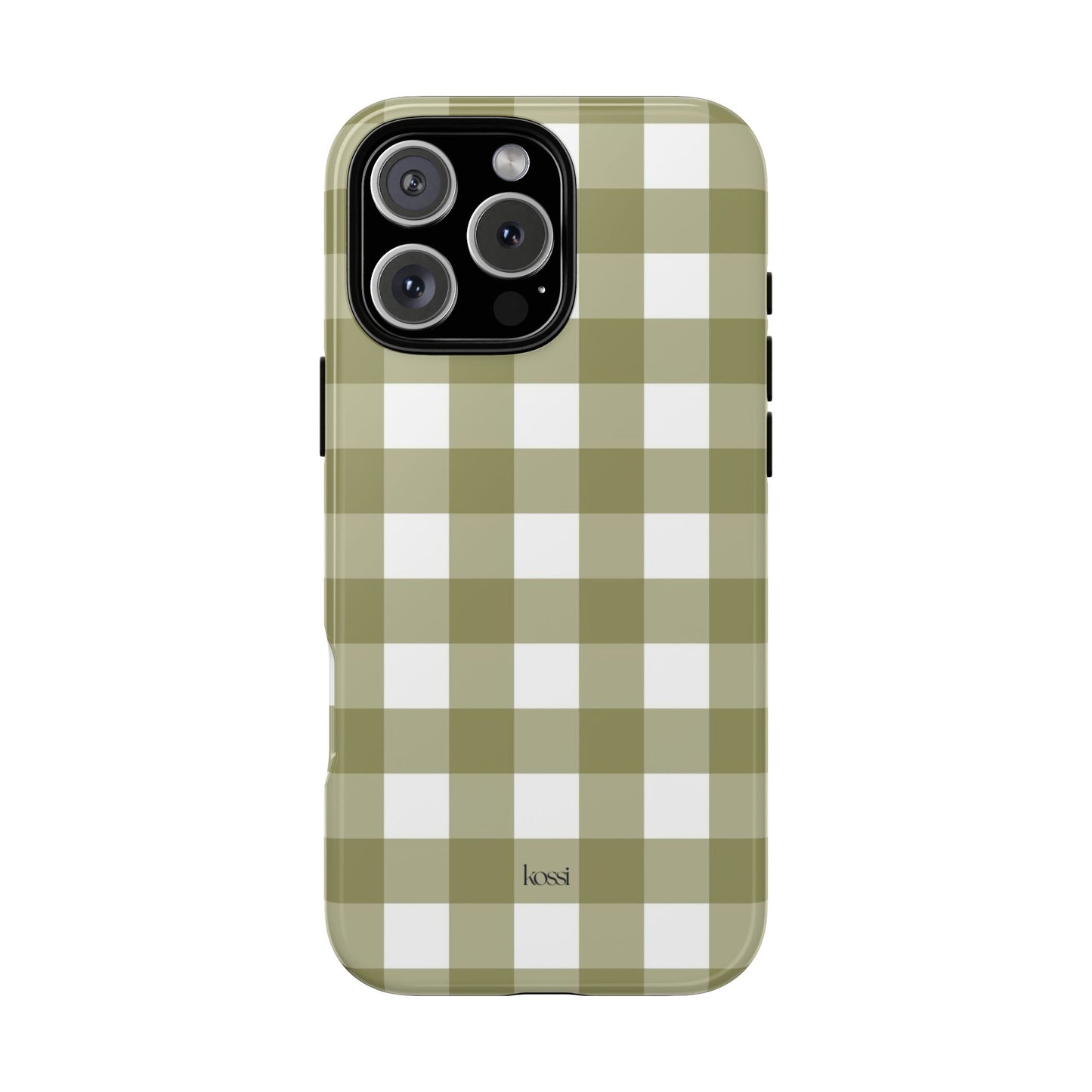SWEET GINGHAM - Pressed Olive