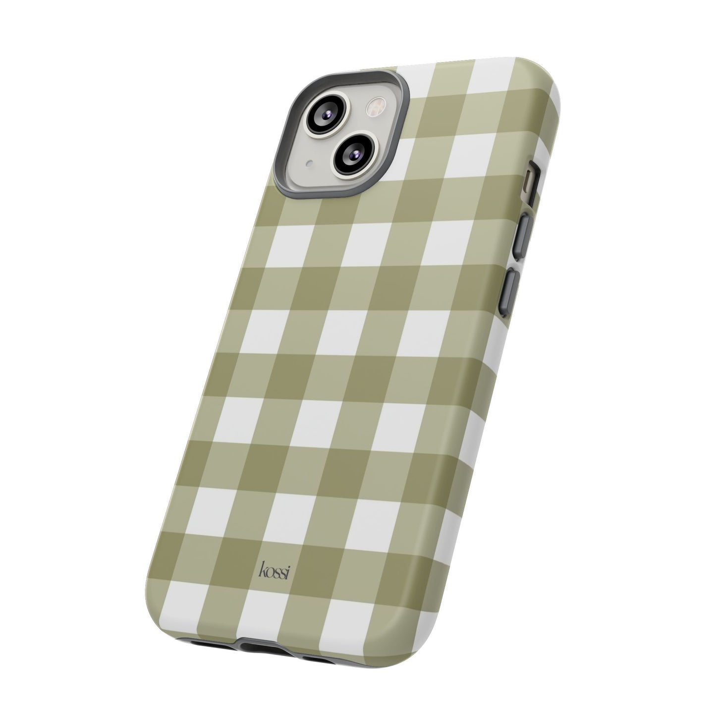 SWEET GINGHAM - Pressed Olive