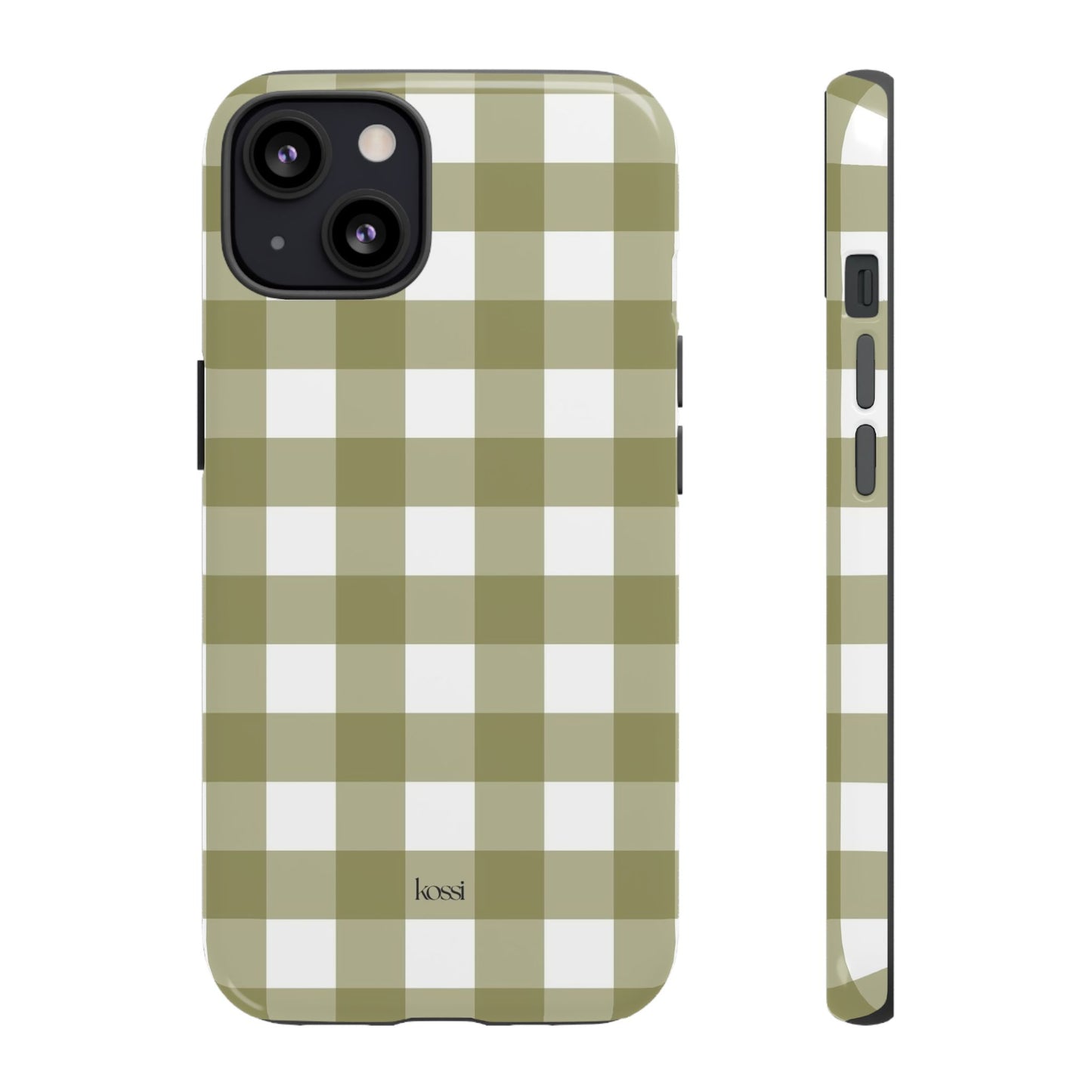 SWEET GINGHAM - Pressed Olive