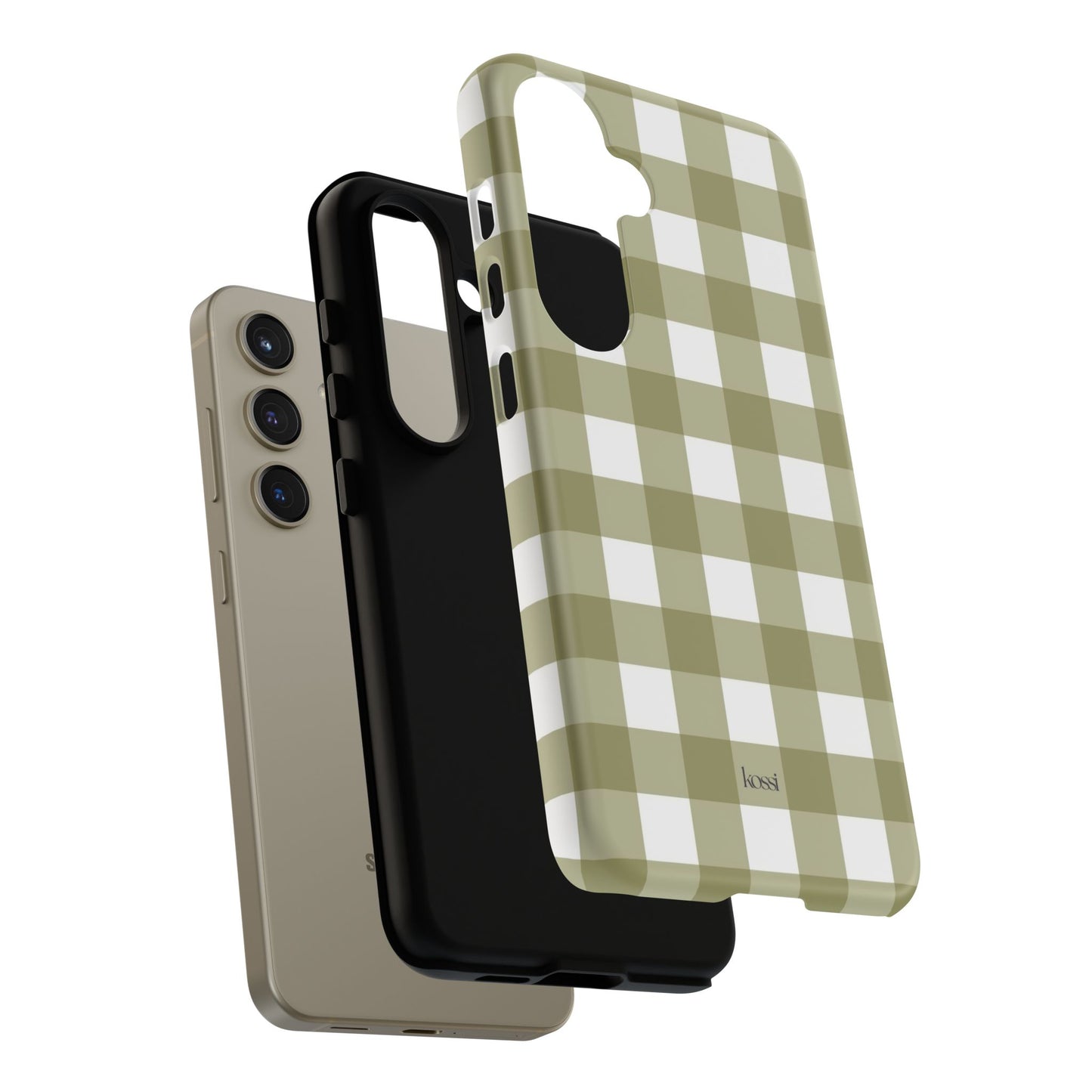 SWEET GINGHAM - Pressed Olive