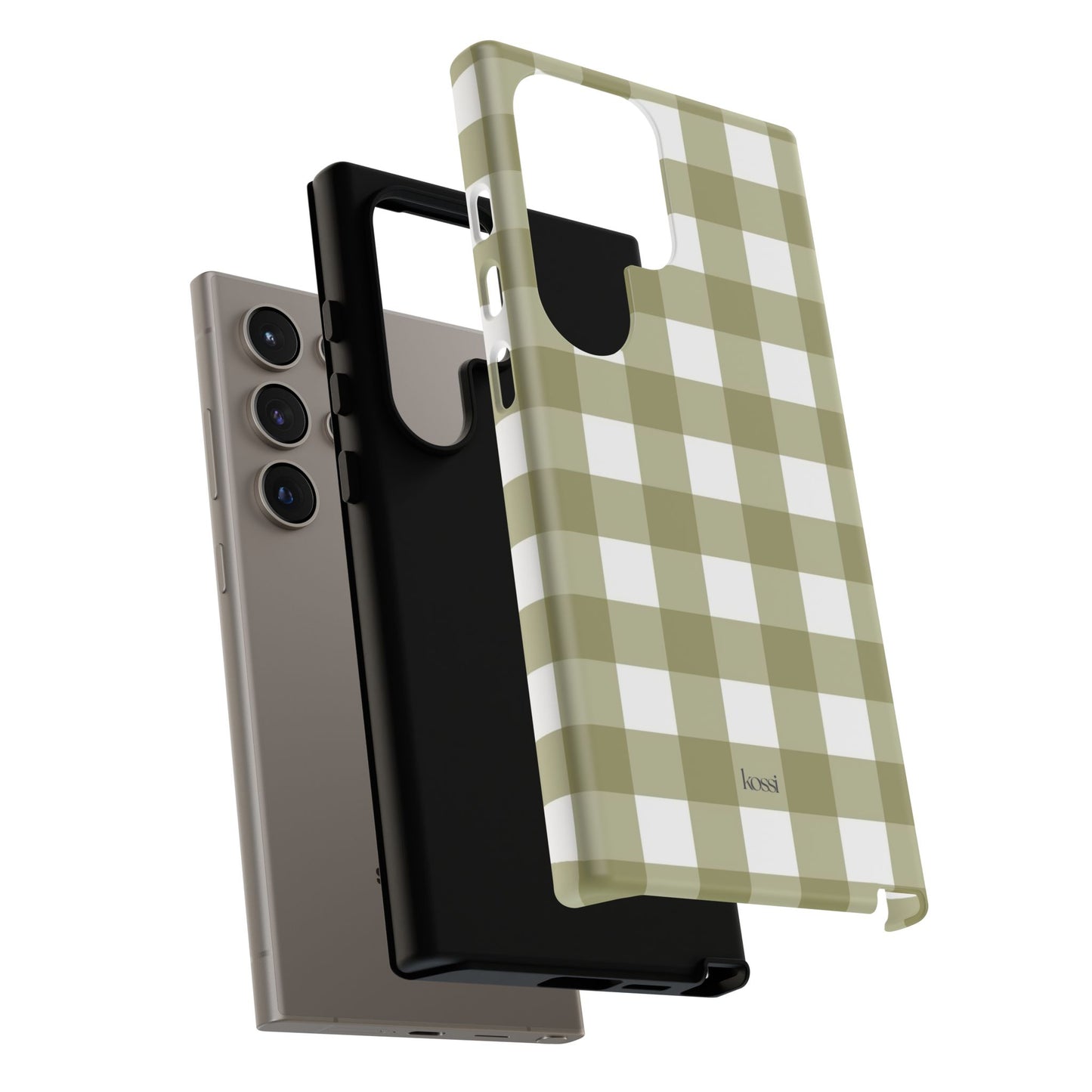 SWEET GINGHAM - Pressed Olive