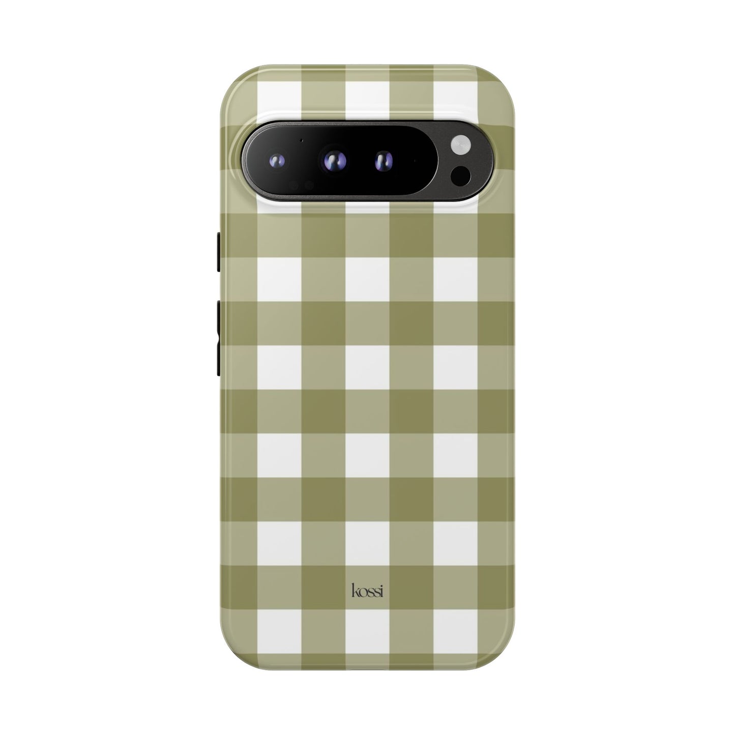 SWEET GINGHAM - Pressed Olive