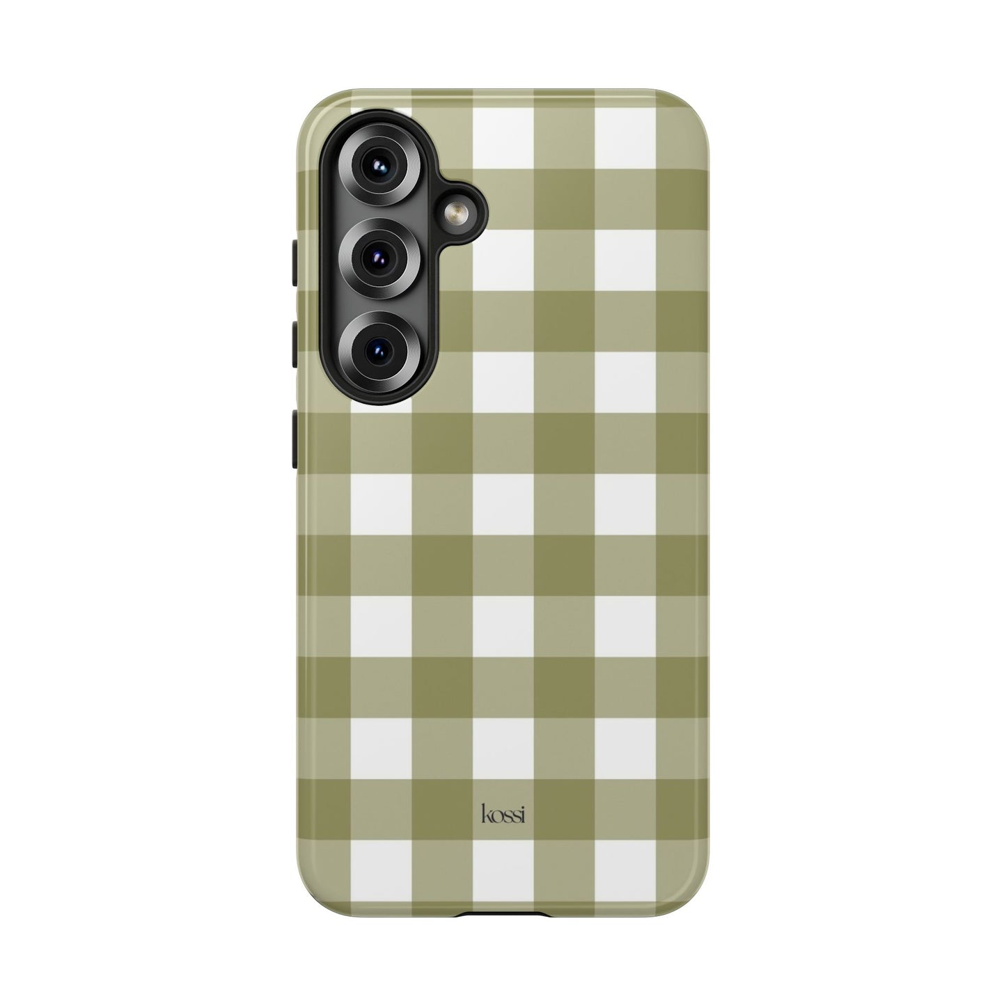 SWEET GINGHAM - Pressed Olive