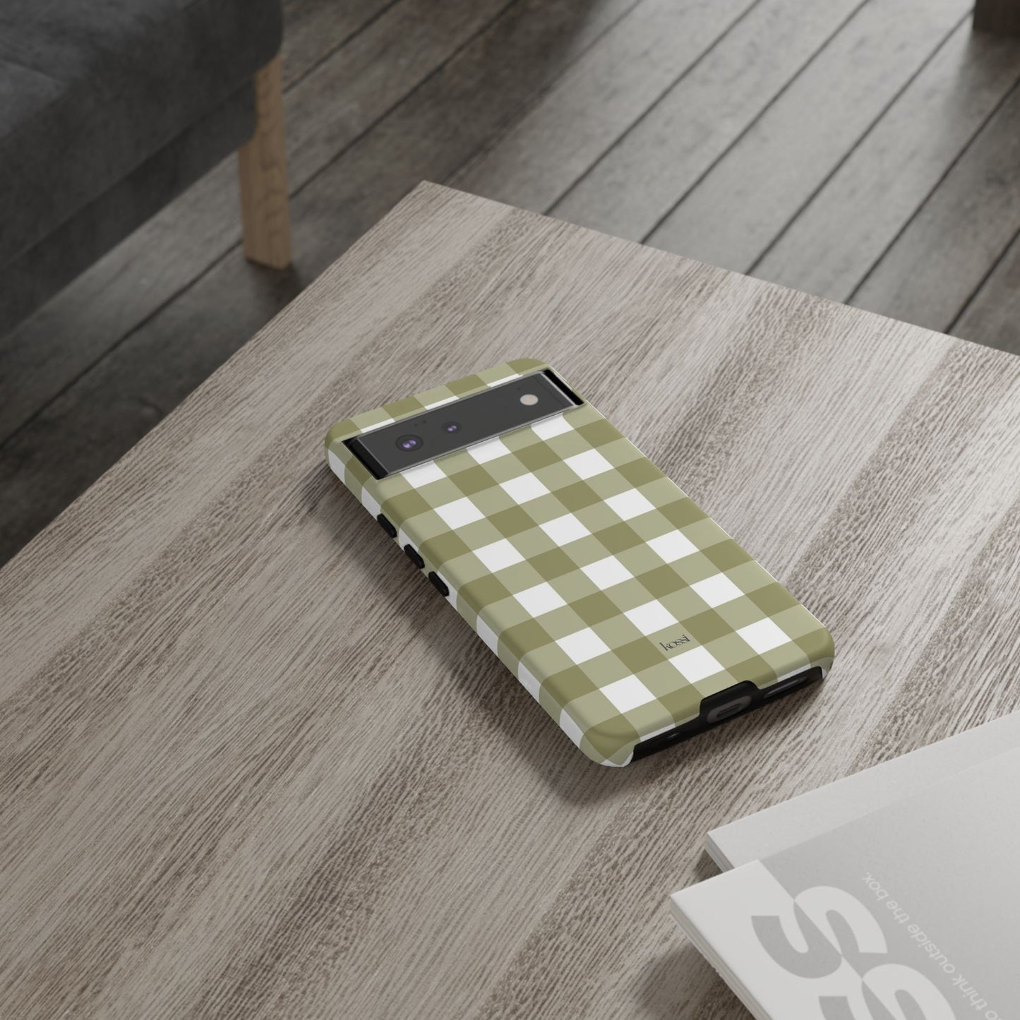 SWEET GINGHAM - Pressed Olive