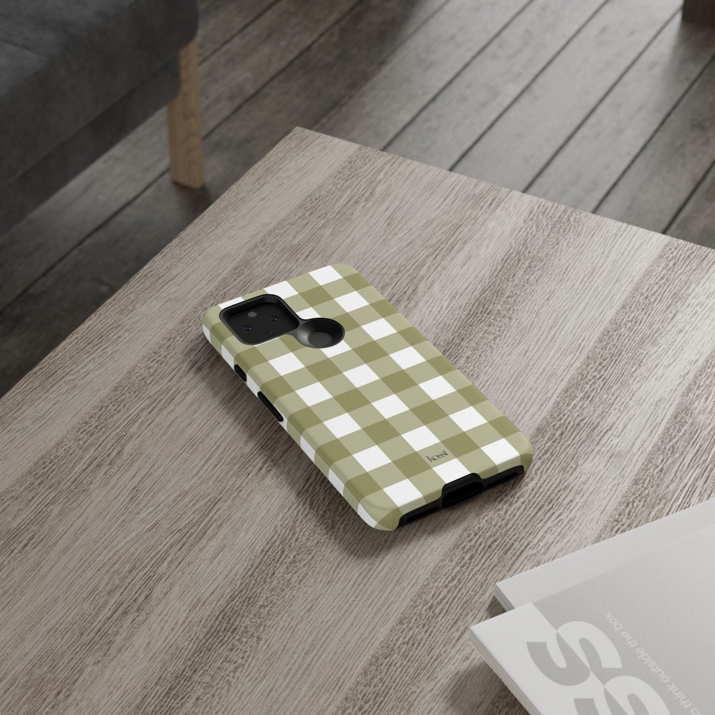 SWEET GINGHAM - Pressed Olive