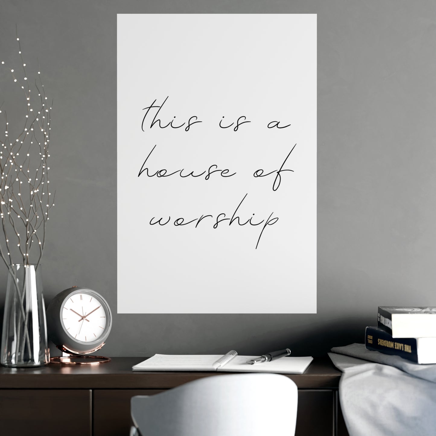 Matte Posters - This is a House of Worship
