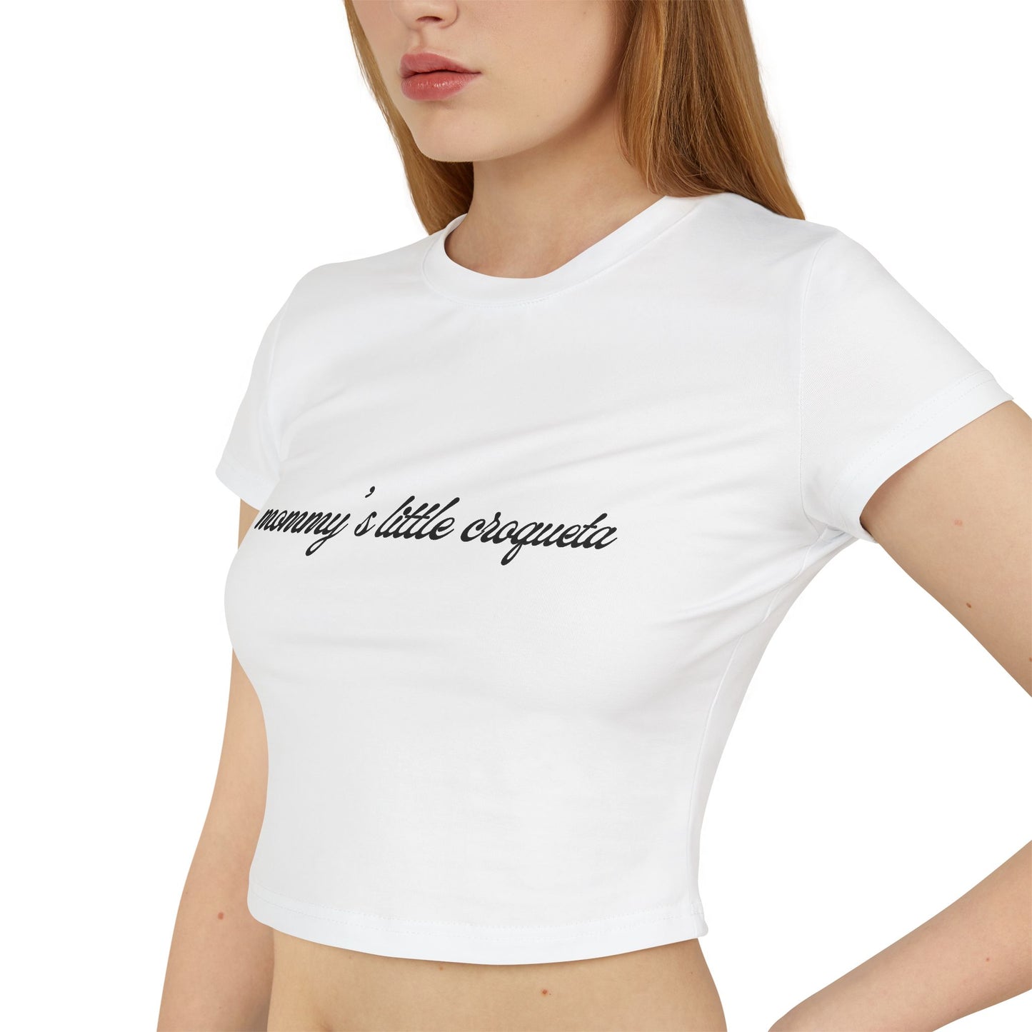 Kasa Kossi - Mommy's Little Croqueta (Cropped Tee)