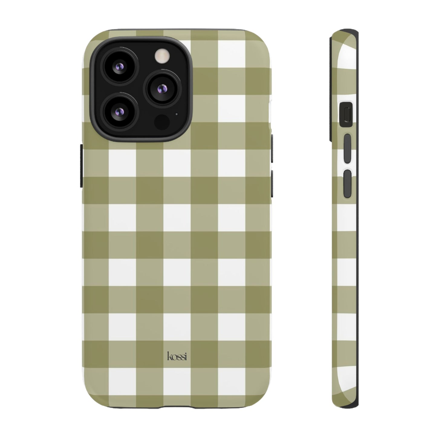 SWEET GINGHAM - Pressed Olive