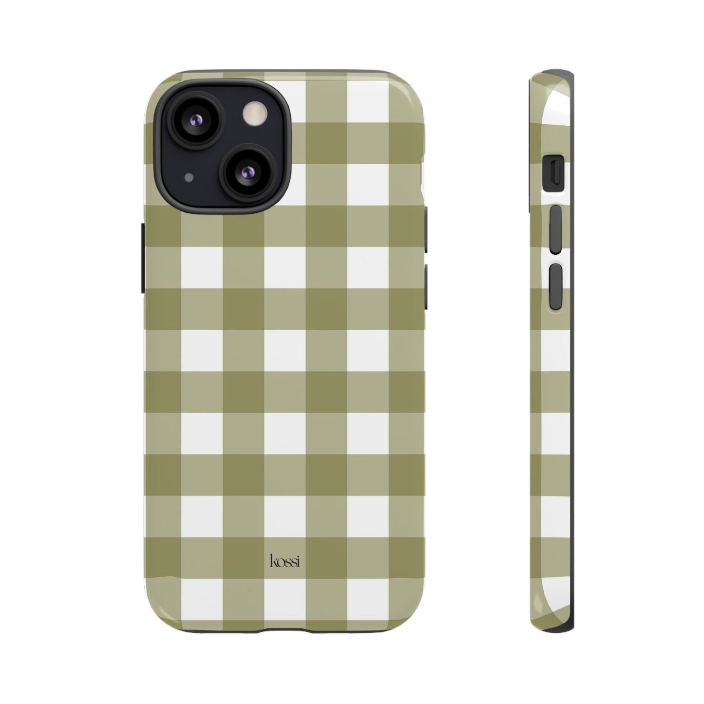 SWEET GINGHAM - Pressed Olive
