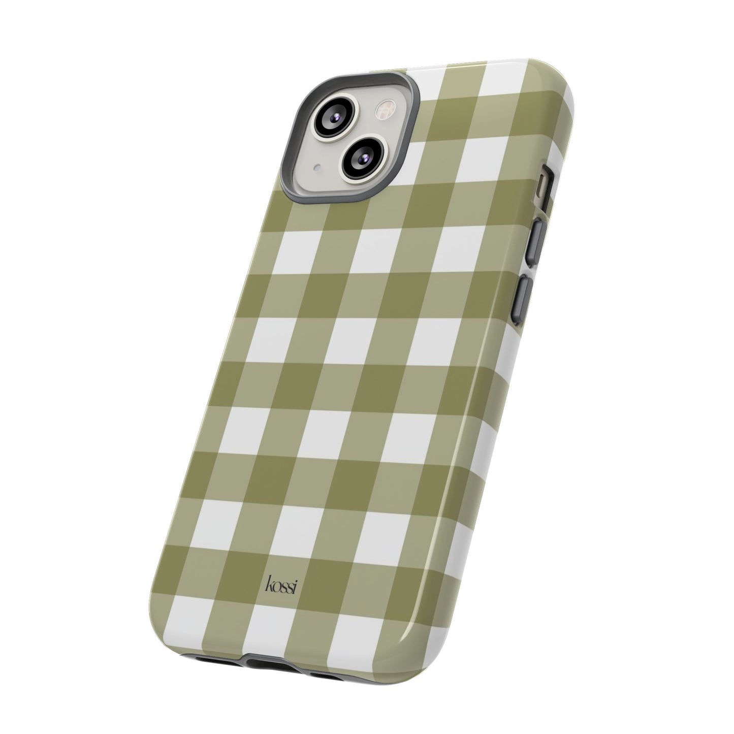 SWEET GINGHAM - Pressed Olive