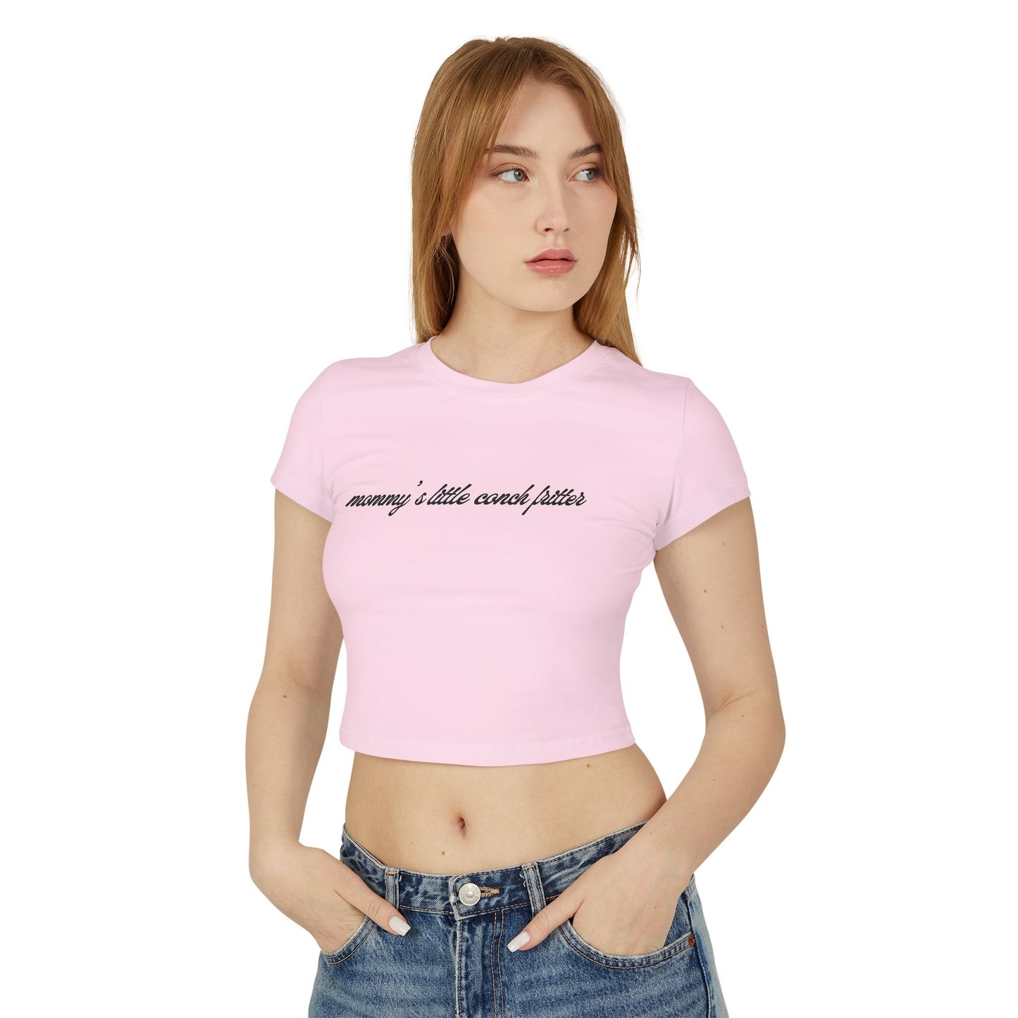 Kasa Kossi - Mommy's Little Conch Fritter (Cropped Tee)
