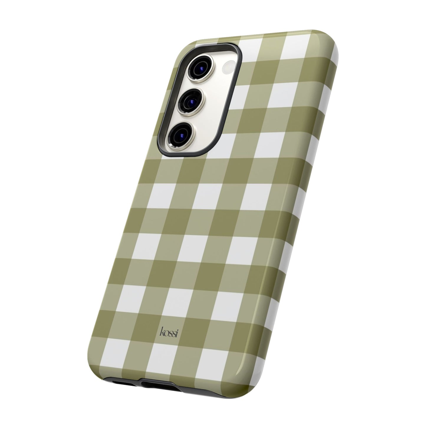 SWEET GINGHAM - Pressed Olive