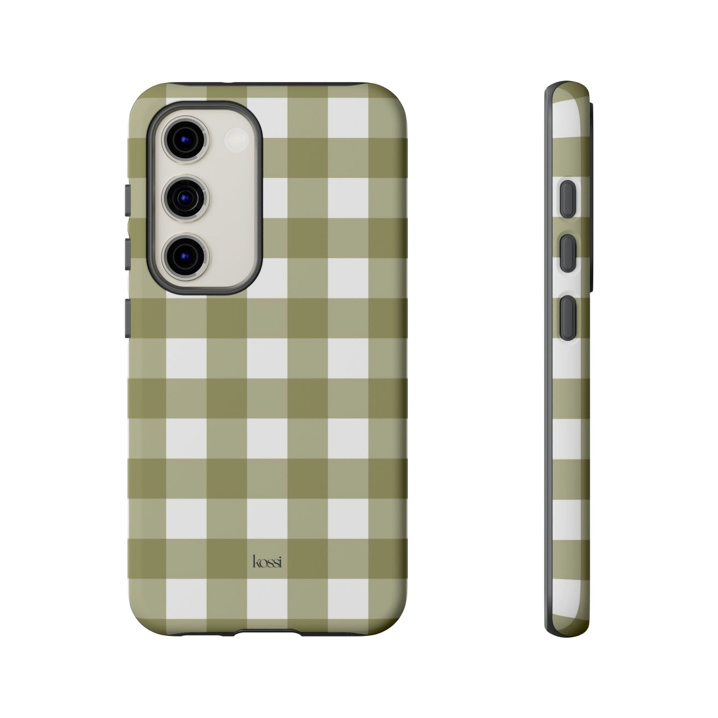 SWEET GINGHAM - Pressed Olive