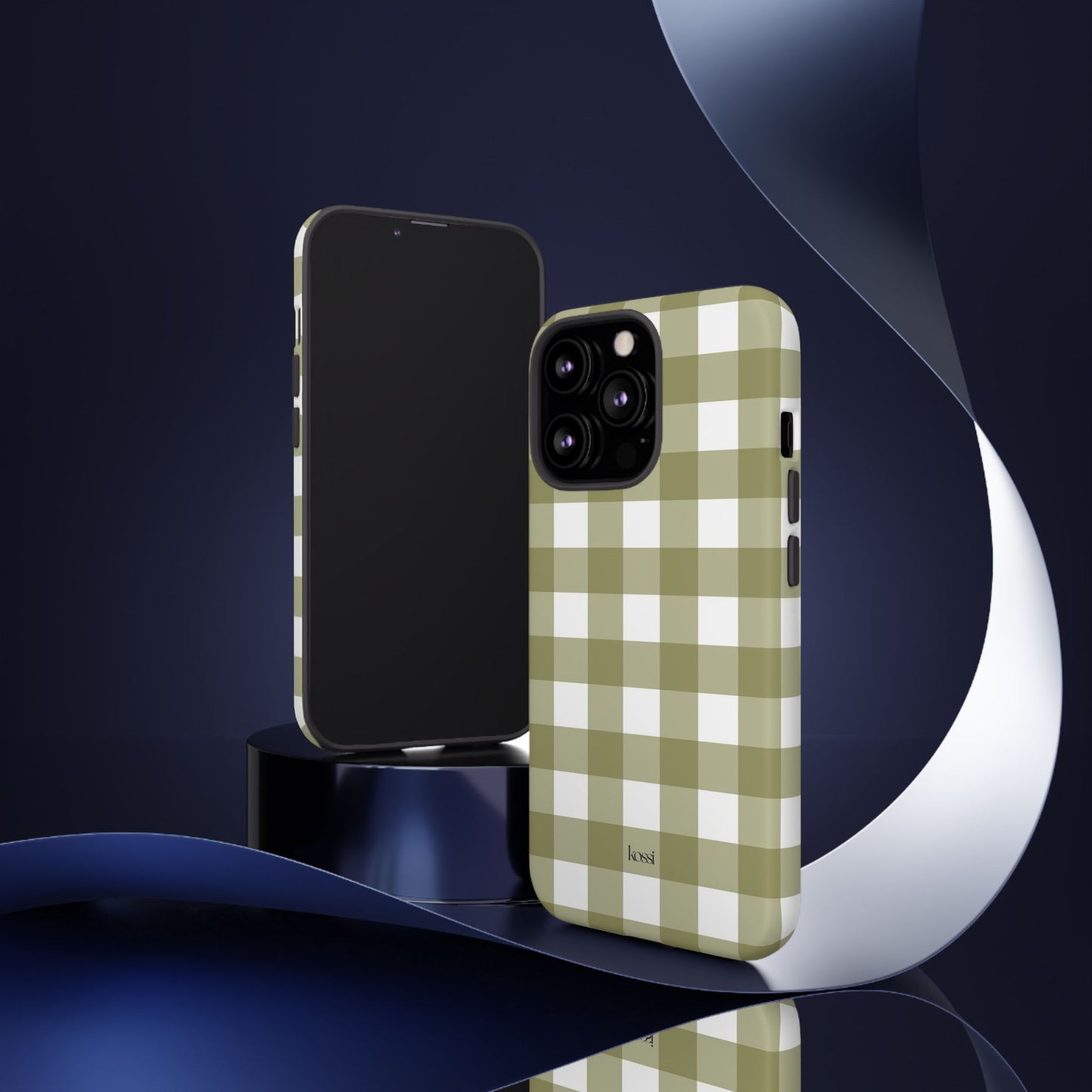 SWEET GINGHAM - Pressed Olive
