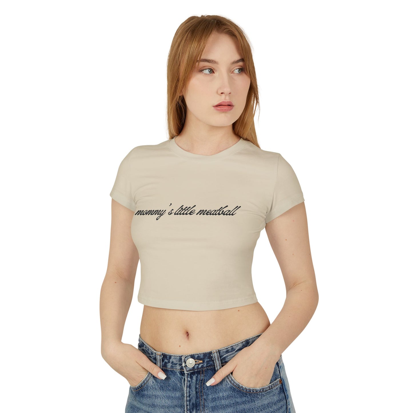 Kasa Kossi - Mommy's Little Meatball (Cropped Tee)