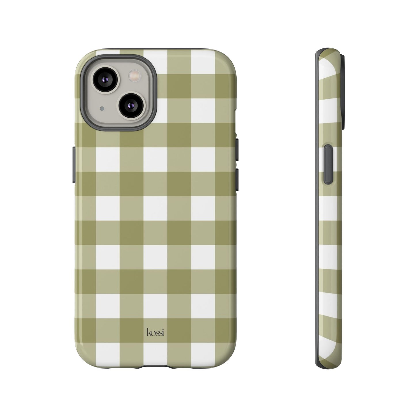 SWEET GINGHAM - Pressed Olive