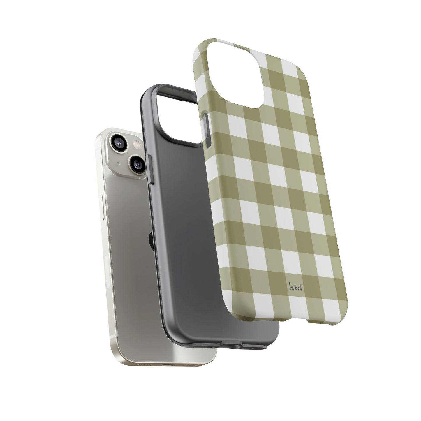 SWEET GINGHAM - Pressed Olive