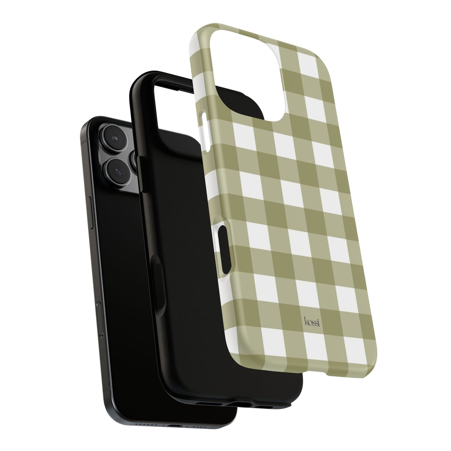 SWEET GINGHAM - Pressed Olive