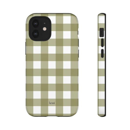 SWEET GINGHAM - Pressed Olive